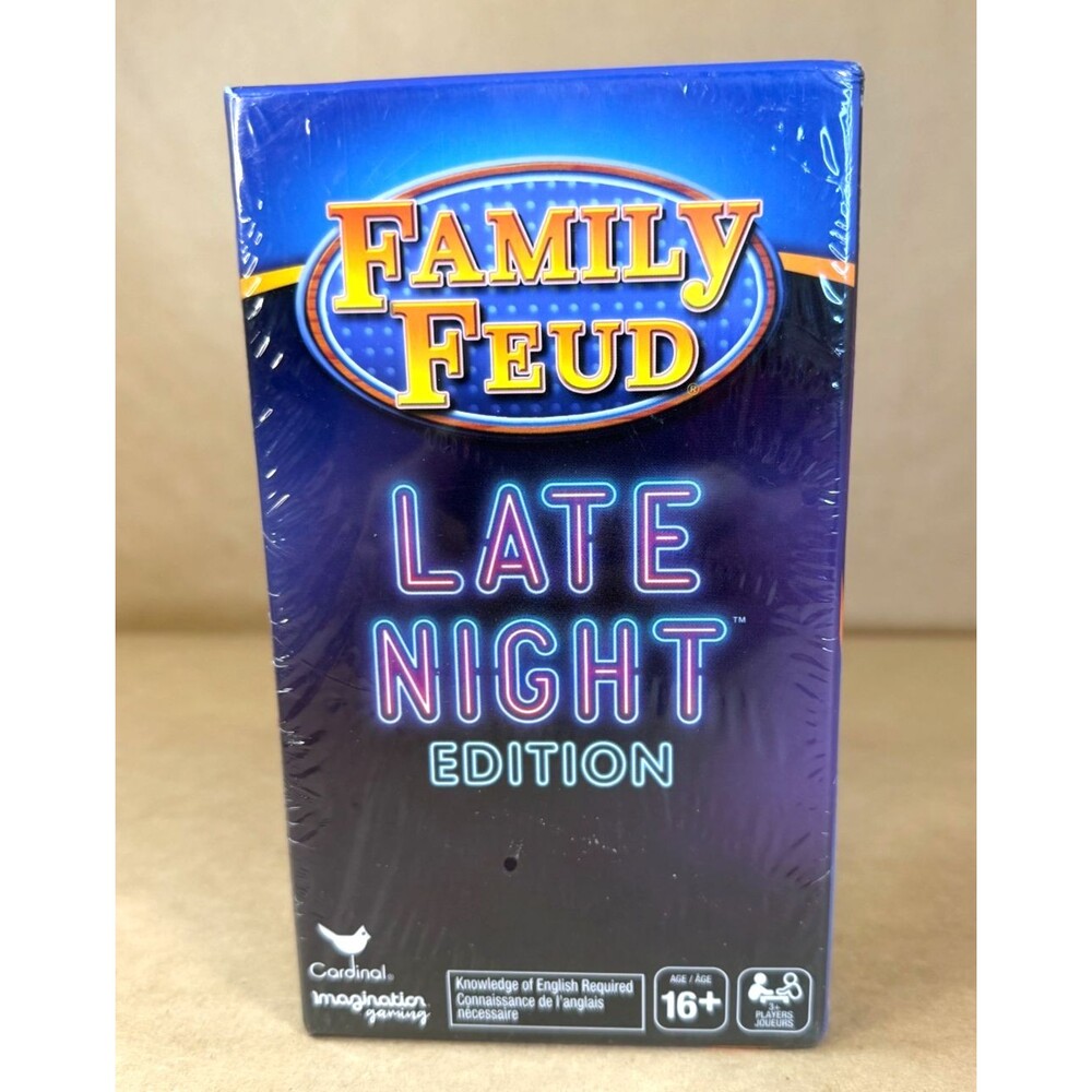 Family Feud Late Night Edition Adult Card Game Party Quiz Cardinal Games NEW